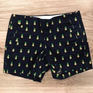 J. Crew 5in Pineapple Chino Shorts